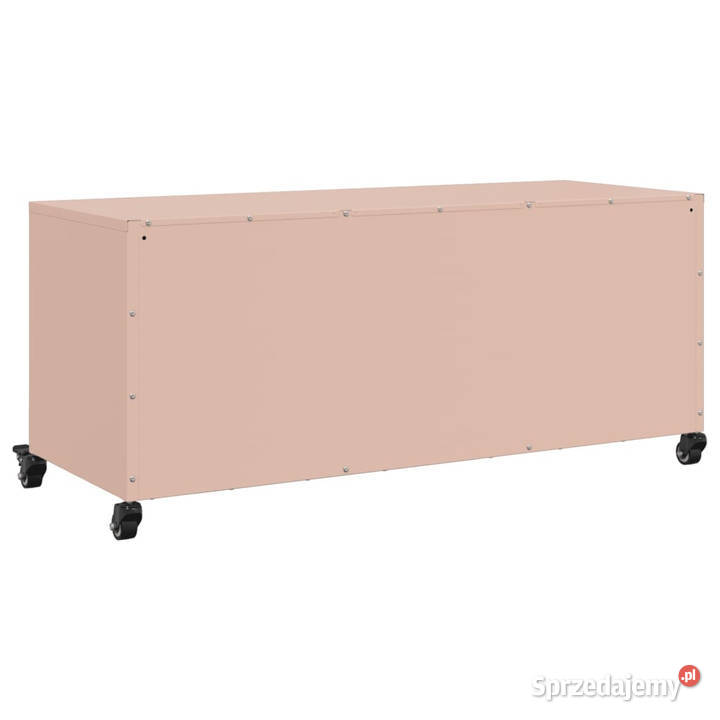 Szafka RTV różowa 1005x39x435 stal WM846645 sprzedam