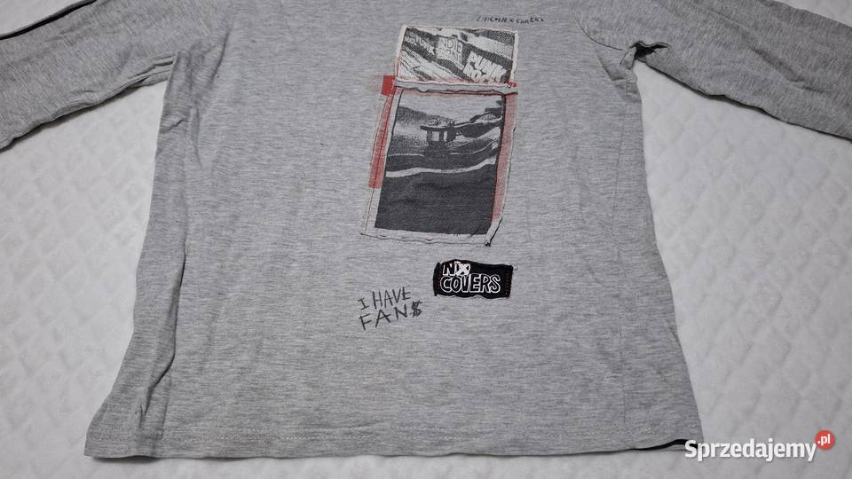 Koszulka długi rękaw chłopięca LS Komex 134 Bluzki, koszulki i kaftaniki Czeladź