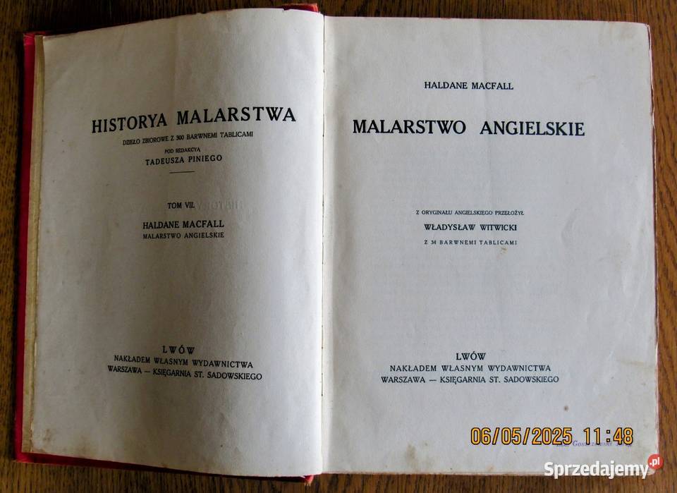 Malarstwo angielskie Tom 7 Historii malarstwa w Bychawka Trzecia sprzedam