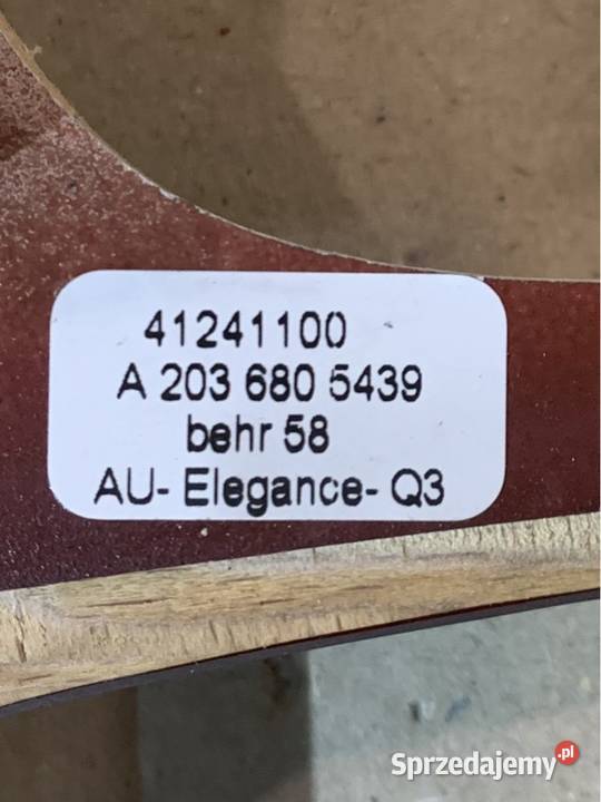 Drewno dekor A2036805439 mercedes c w203 Szczecin