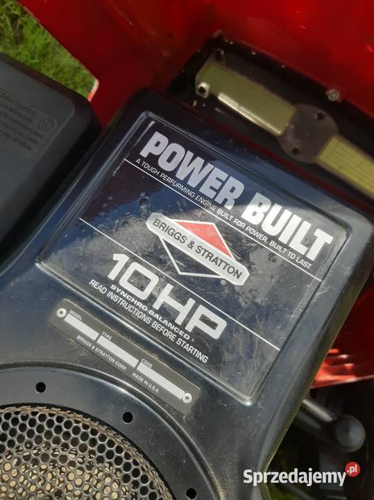 Traktorek kosiara Briggs 1011hp dwa noże