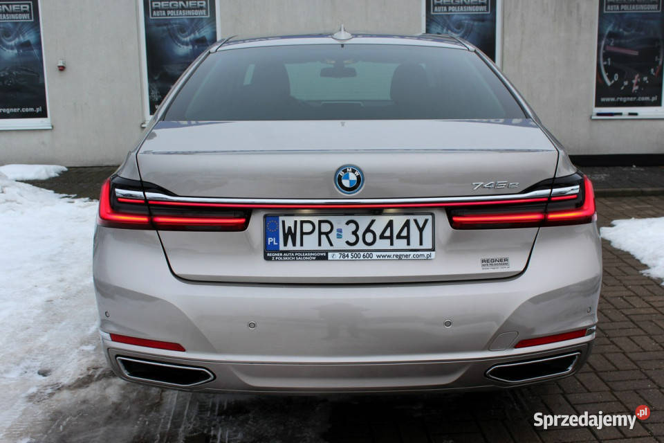 BMW 745 SalonPL FV23 394 Skóra Navi Kamera HUD Sokołów