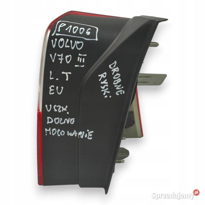 LAMPA LEWA Volvo V70 III 20072013 tylna tylnia