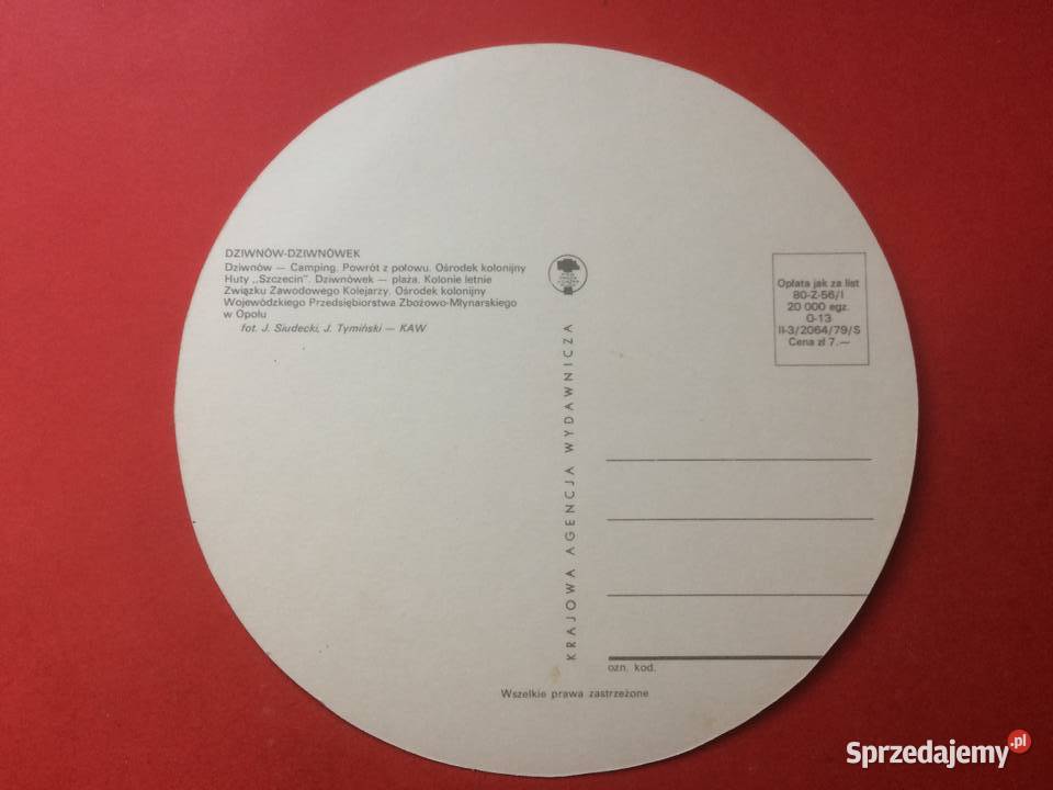 641 Widokówka Dziwnów Dziwnówek zachodniopomorskie Szczecin