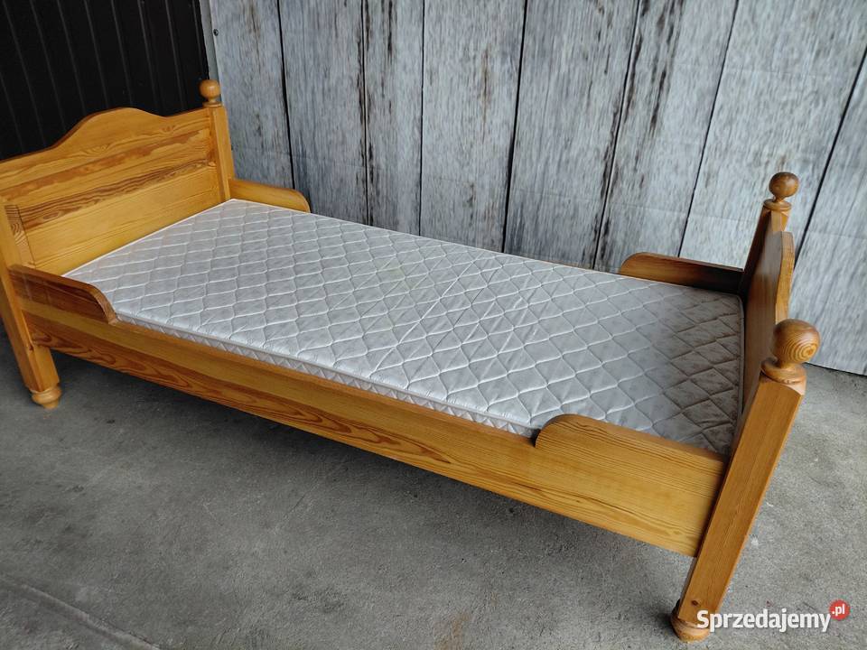 łóżko sosnowe jednoosobowe 489 Byczyna