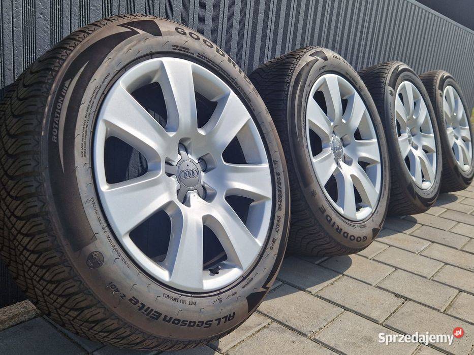 Oryginalne Alufelgi AUDI 18 Opony wielosezonowe sprzedam