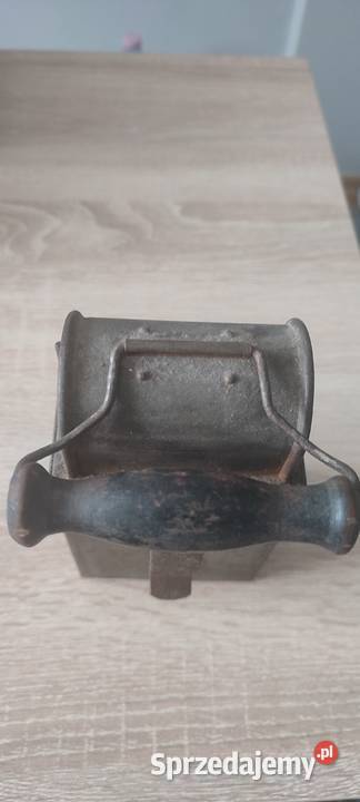 Ładna stara lampa kolejowa sygnowana Warszawa