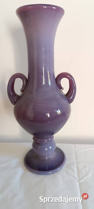 Wazon amfora Zofia Pasek KIS Kraków fiolet PRL małopolskie sprzedam