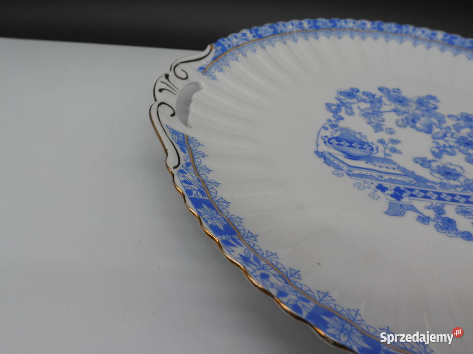 Patera z uchwytami Talerz do ciasta CHINA BLAU Raszków