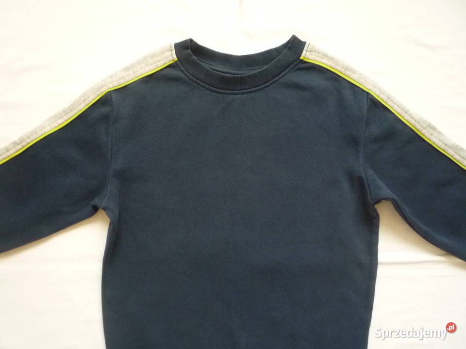 HM 122128 Bluza Granatowa szara Ciepła
