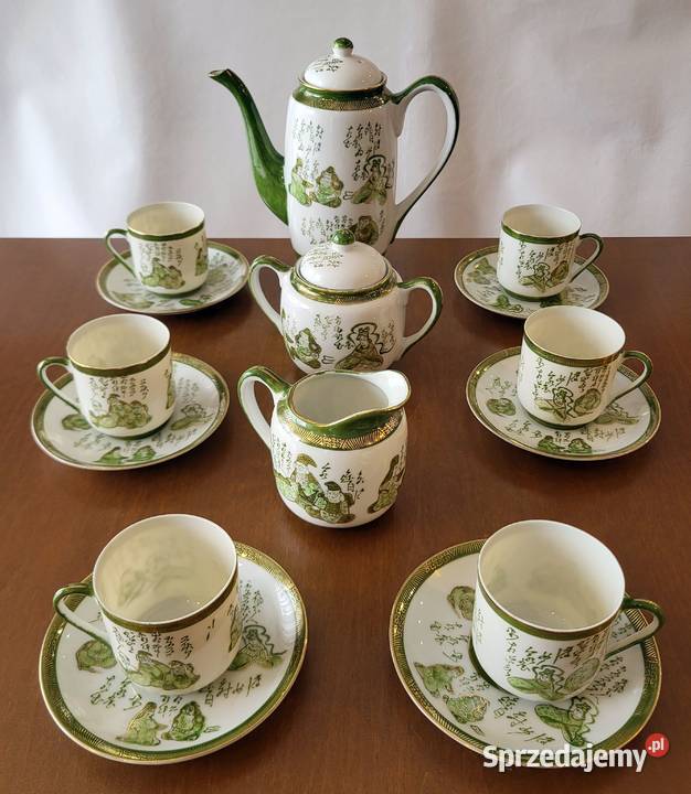 Kolekcjonerska porcelana japońska Kutani serwis zachodniopomorskie Szczecin