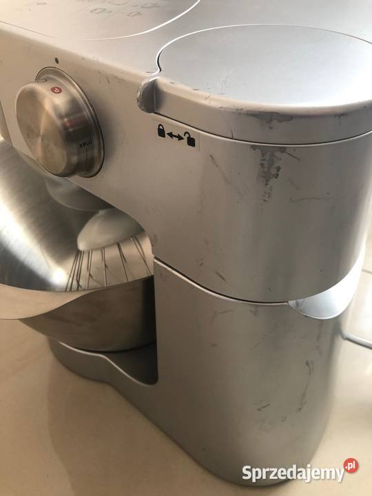 Srebrny robot kuchenny KENWOOD zestaw akcesoria Toruń