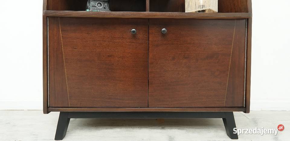 Regał Bilea 1960r PRL profesjonalnej renowacji Jerka