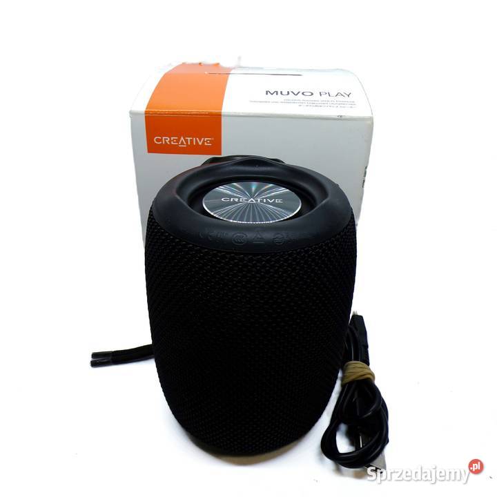 Głośnik przenośny Creative Muvo Play czarny 10 W Słuchawki i głośniki Elbląg