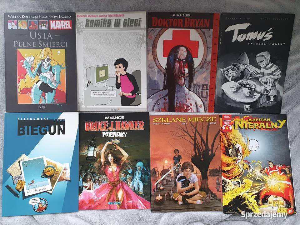 Zestaw 21 komiksów polskie wydania pomorskie Gdynia sprzedam