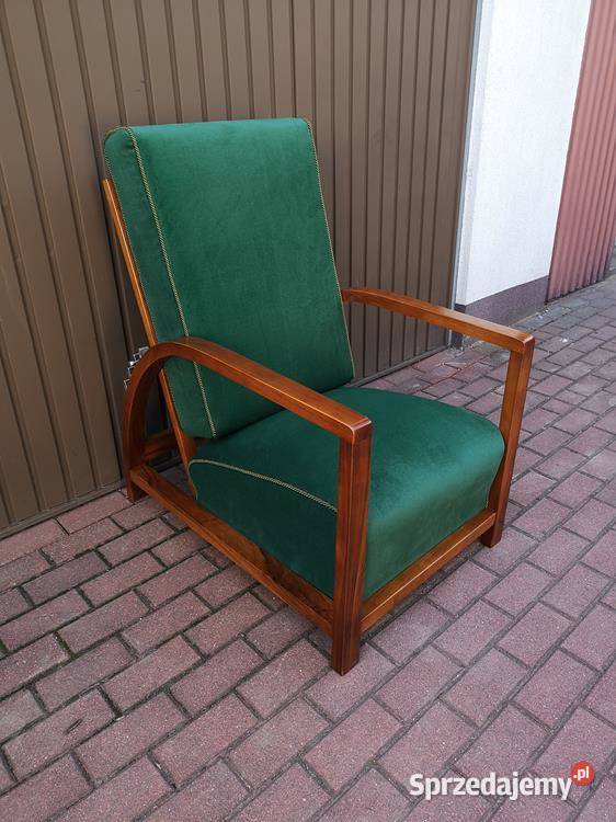 Fotel ARTDECO Orzech Unikat Stary Antyk Swarzędz
