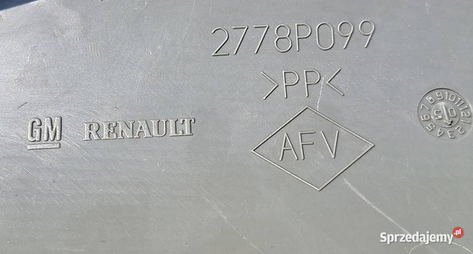 RENAULT TRAFIC VIVARO II OSŁONA OBUDOWA FOTELA sprzedam