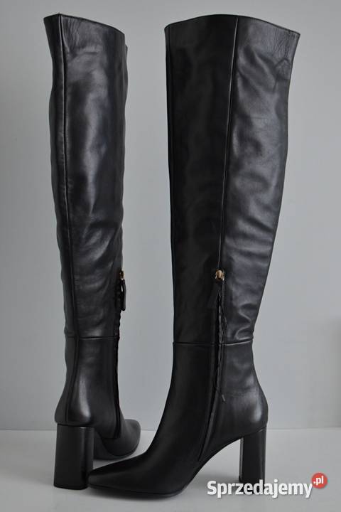 Pełne KOBIECEGO WDZIĘKU kozaki ZARA zakrywające Białystok