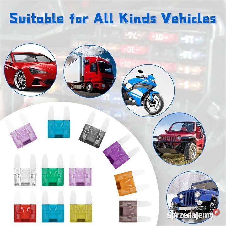 Zestaw Bezpieczników Samochodowych120 Rzeszów