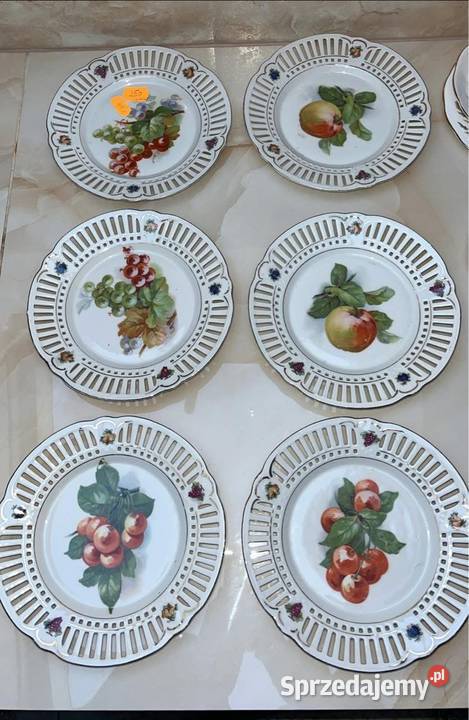 Talerzyki z owocami Ażurowe Z owocami 6 sztuk Gdańsk