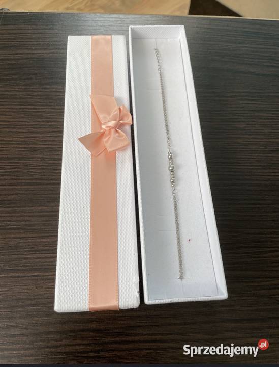 Bransoletka srebrna damska srebro Stróżówka