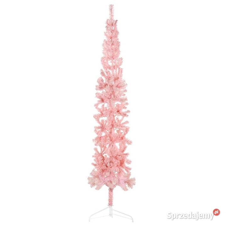 vidaXL Smukła choinka połówka ze stojakiem mazowieckie Warszawa