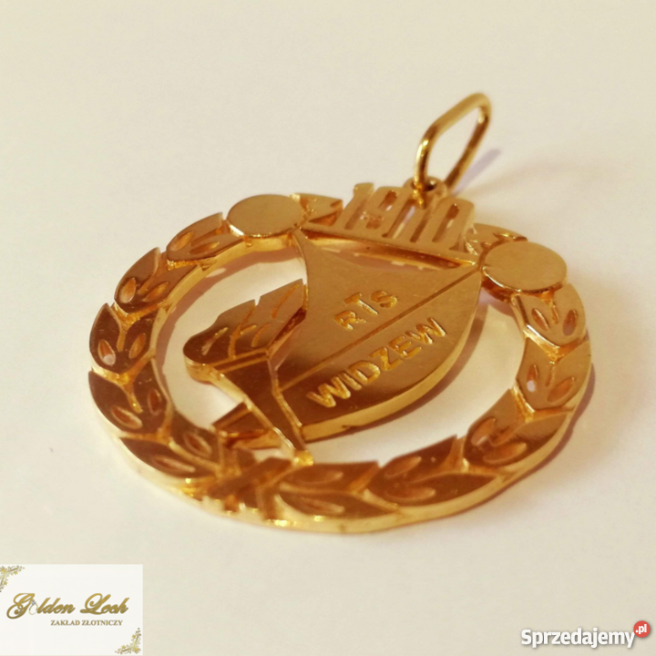 Herb Widzewa ZŁOTY NOWY Łódź