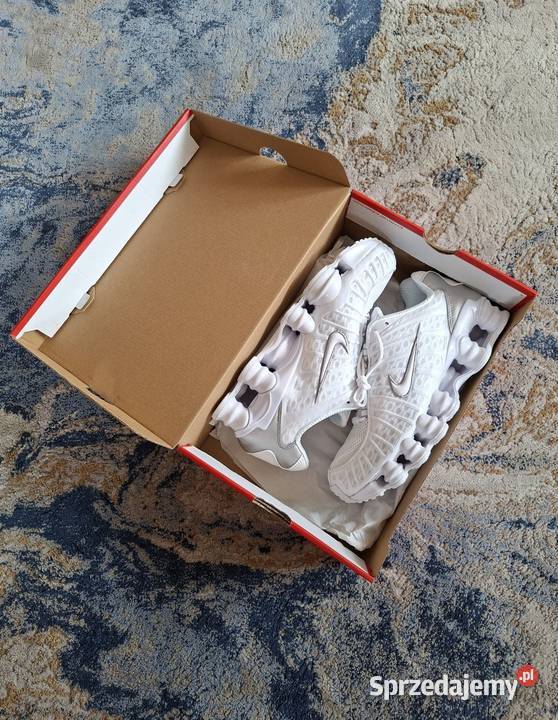 Buty Nike Shox TL White Metallic Silver r43 małopolskie Nowy Sącz
