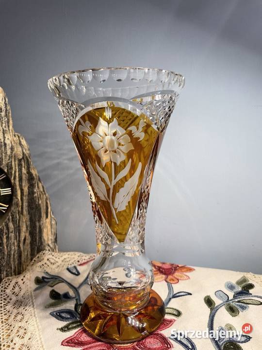 Kryształ wazonik Huta Jozefina Julia Jelenia Góra