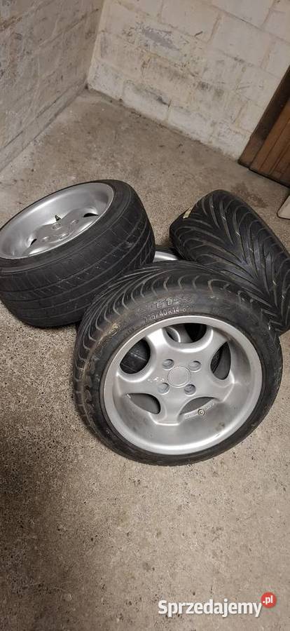 Alufelgi Steffan Cup 8 i 9 4x100 rant parapet Czarne Błoto sprzedam