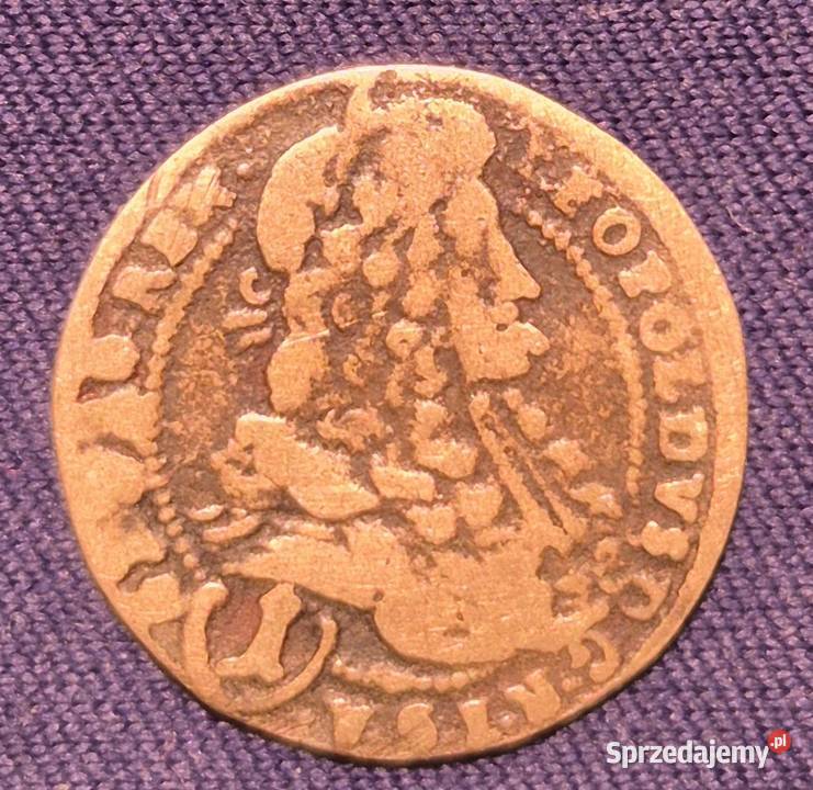 Austria 1 krajcar 1699Leopold I Brzeg K7 dolnośląskie Wałbrzych