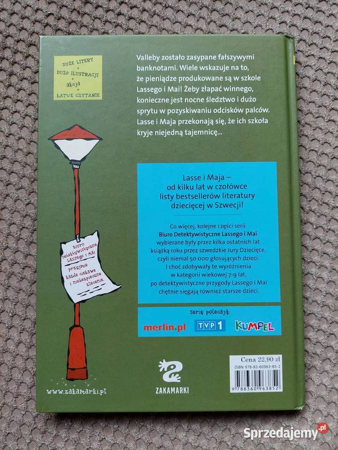 Tajemnica szkoły Martin Widmark Helena Willis Rok wydania 2010 Kraków sprzedam