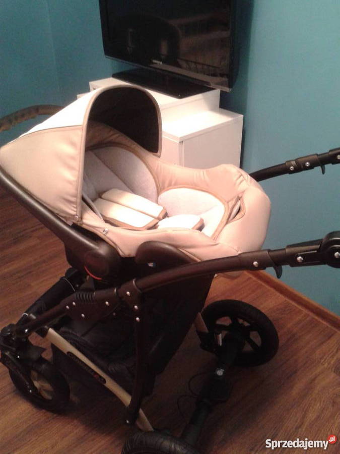 Wózek Camarelo Carmela 3 w 1 Możliwość zamontowania fotelika  Wielofunkcyjne Szczecin