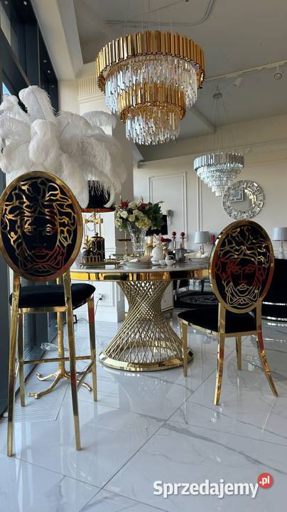 Hoker MEDUSA Glamour Czarny Złoty Luksusowy Warszawa