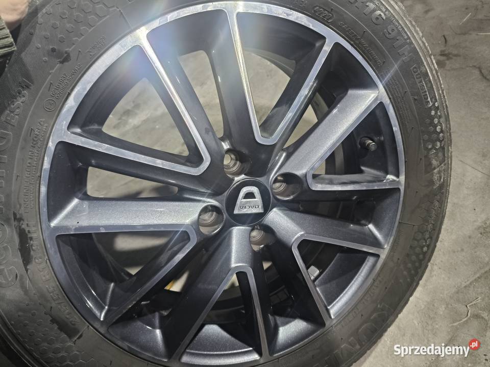 Sprzedam oryginalne felgi z oponami 16 Dacia Czeladź
