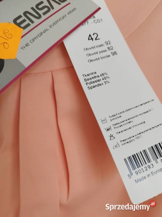 Sukienka ołówkowa rozmiar 42 pomarańczowy Kraków