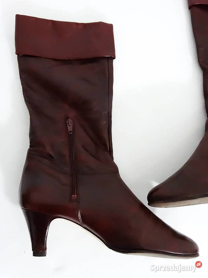 Kozaki damskie wysokie bordowe Lady Gabor 39 inna Damskie Biłgoraj sprzedam