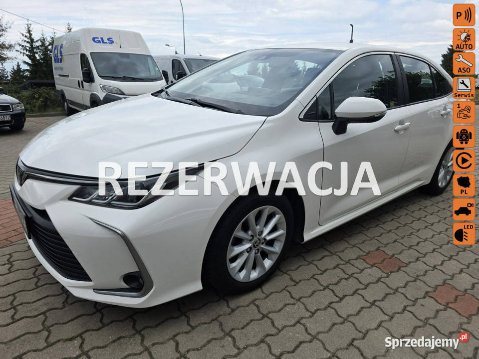 Toyota Corolla 2022 Salon Polska 1Właściciel biały Białystok sprzedam