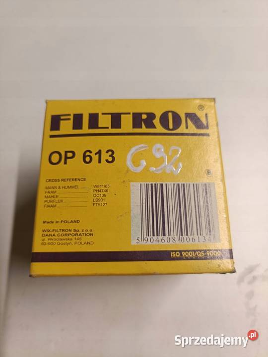 FILTR OLEJU Nissan Cabstar 33 TD Micra I 10 12 Rudka