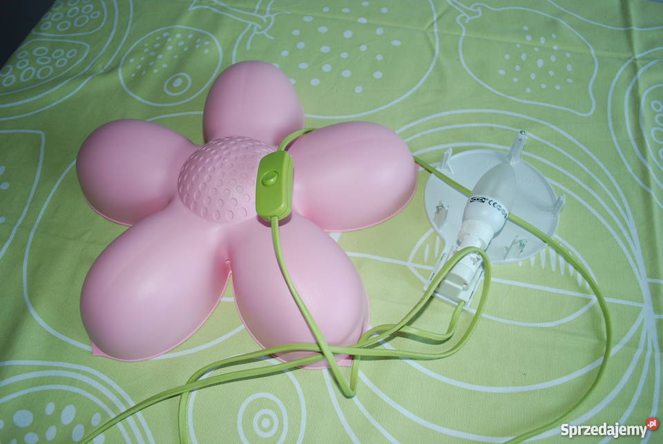 IKEA Lampa ścienna różowa kwiatuszek Tychy