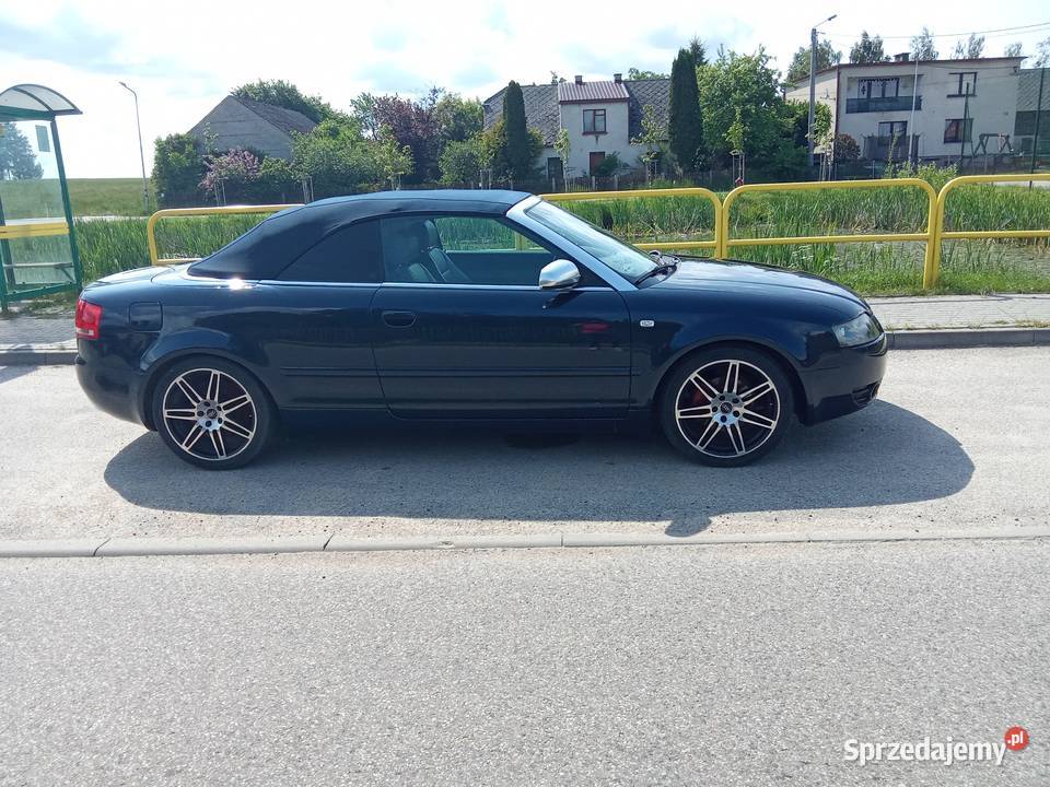 Audi A4 S4 18 T LPG cabrio manualna Nowe Miasto Lubawskie