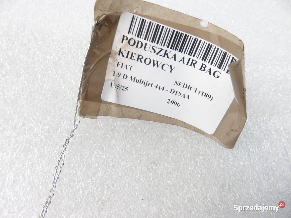 PODUSZKA KIEROWCY FIAT SEDICI 4815079J10 Poduszki powietrzne