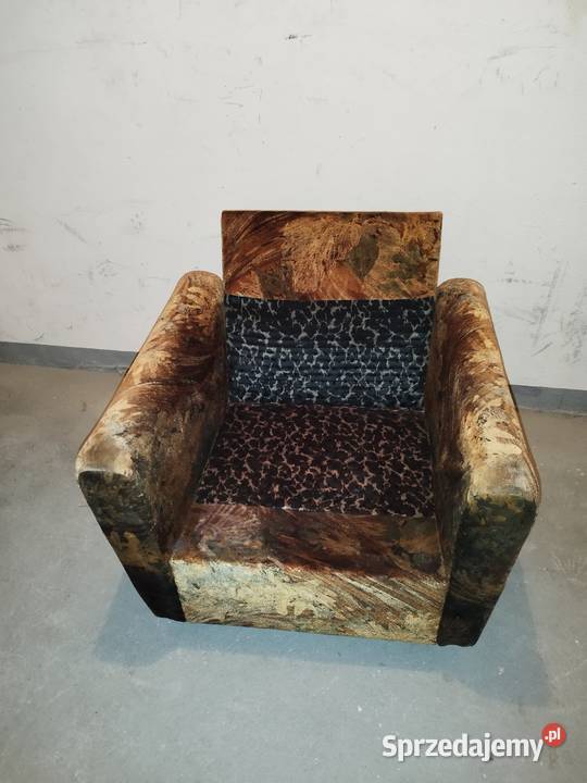 Wygodny fotel PRL na kółkach Fotele Warszawa
