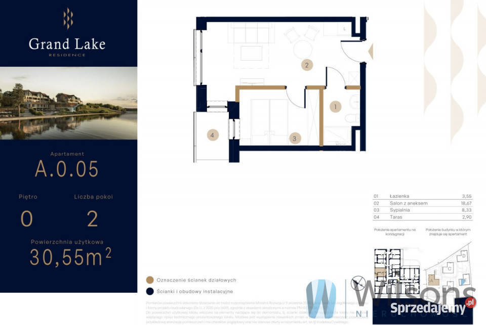 Mieszkanie Mikołajki Michała Kajki 3055m2