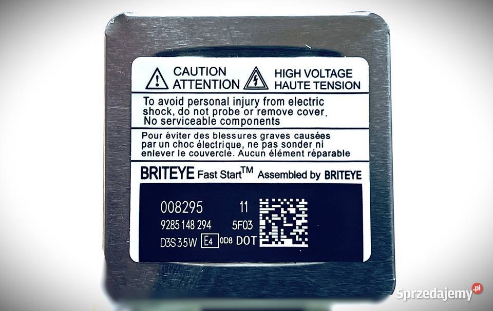 Żarniki ksenonowe D3S 8000K Briteye HID Xenon osobowe mazowieckie Szydłowiec