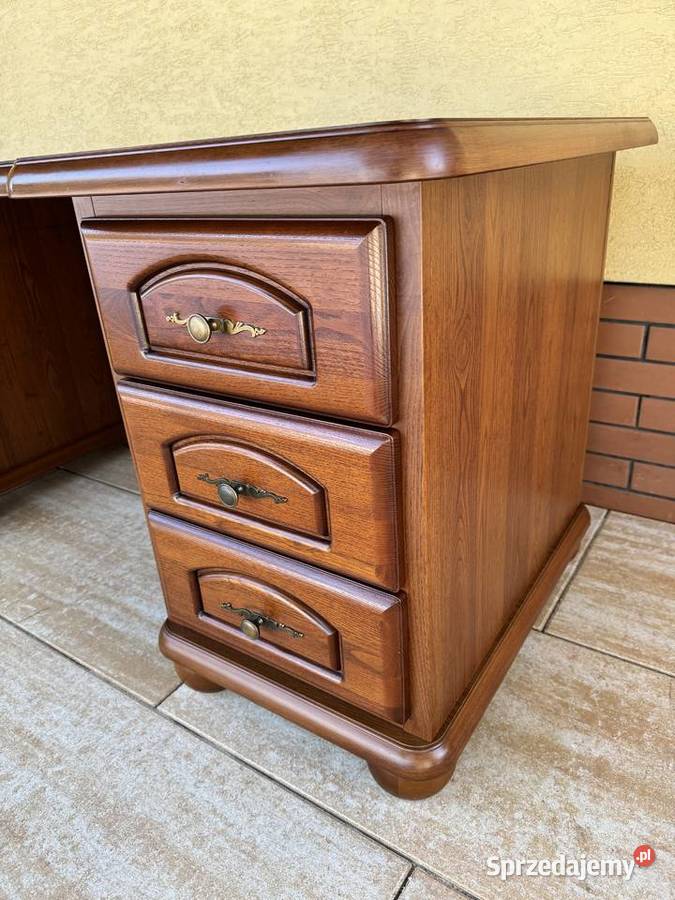 Biurko gabinetowe duże stylowe Bawaria BRW biuro mazowieckie Garwolin