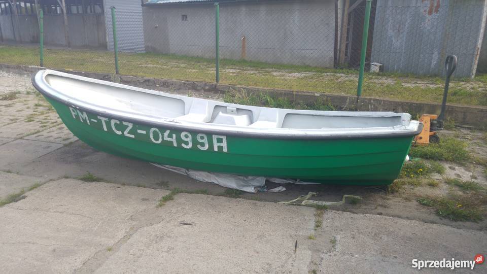 łódka łódź wędkarska rybacka mocna nie motorówka