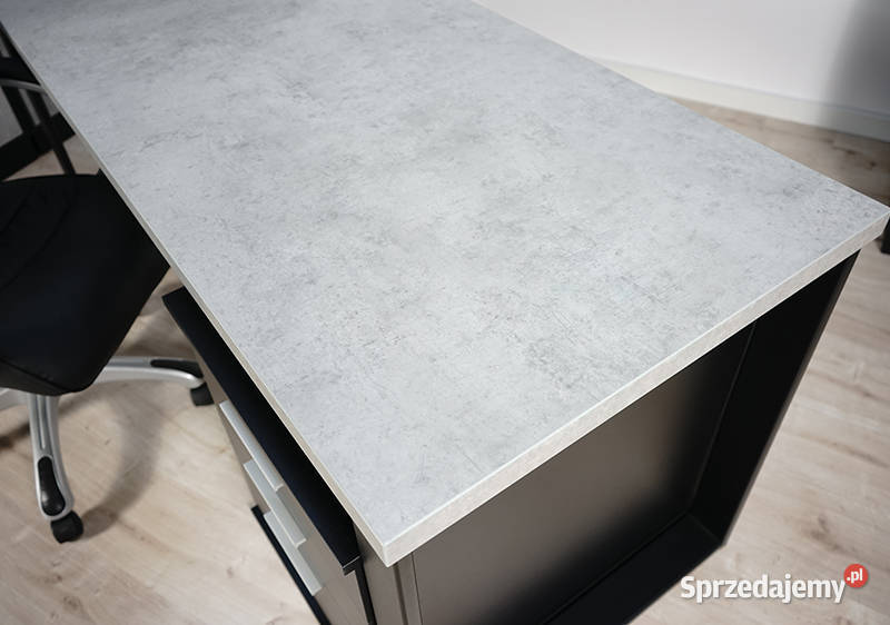 Biurko Neptun LOFT metal Beton 120 MebleKreator Biłgoraj