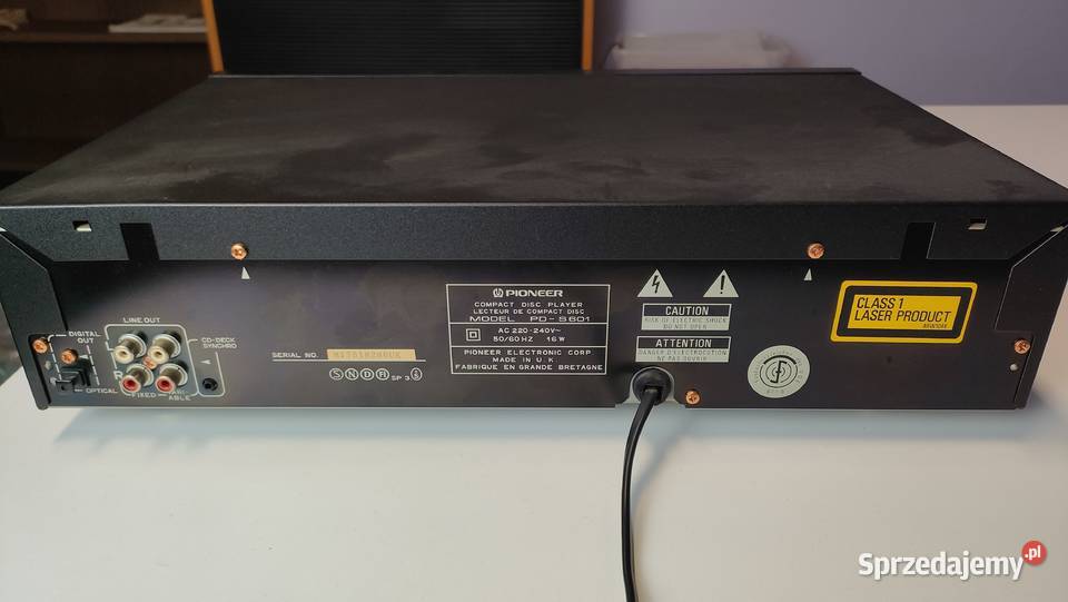 Odtwarzacz CD Pioneer PDS601 Stable Platter Rypin