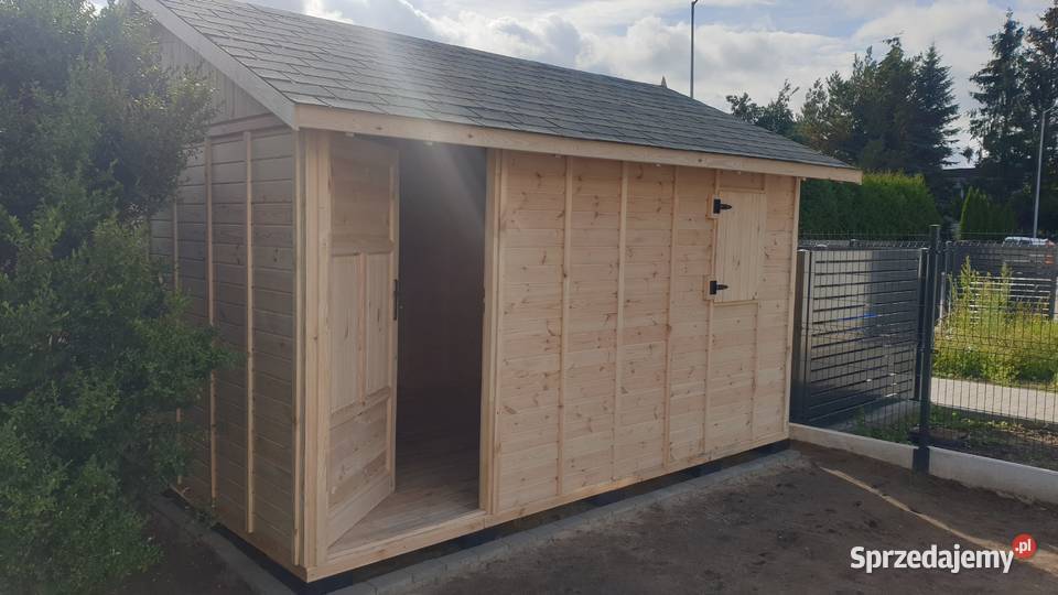 Domek drewniany ogrodowy altanka na narzędzia śląskie Zimnowoda